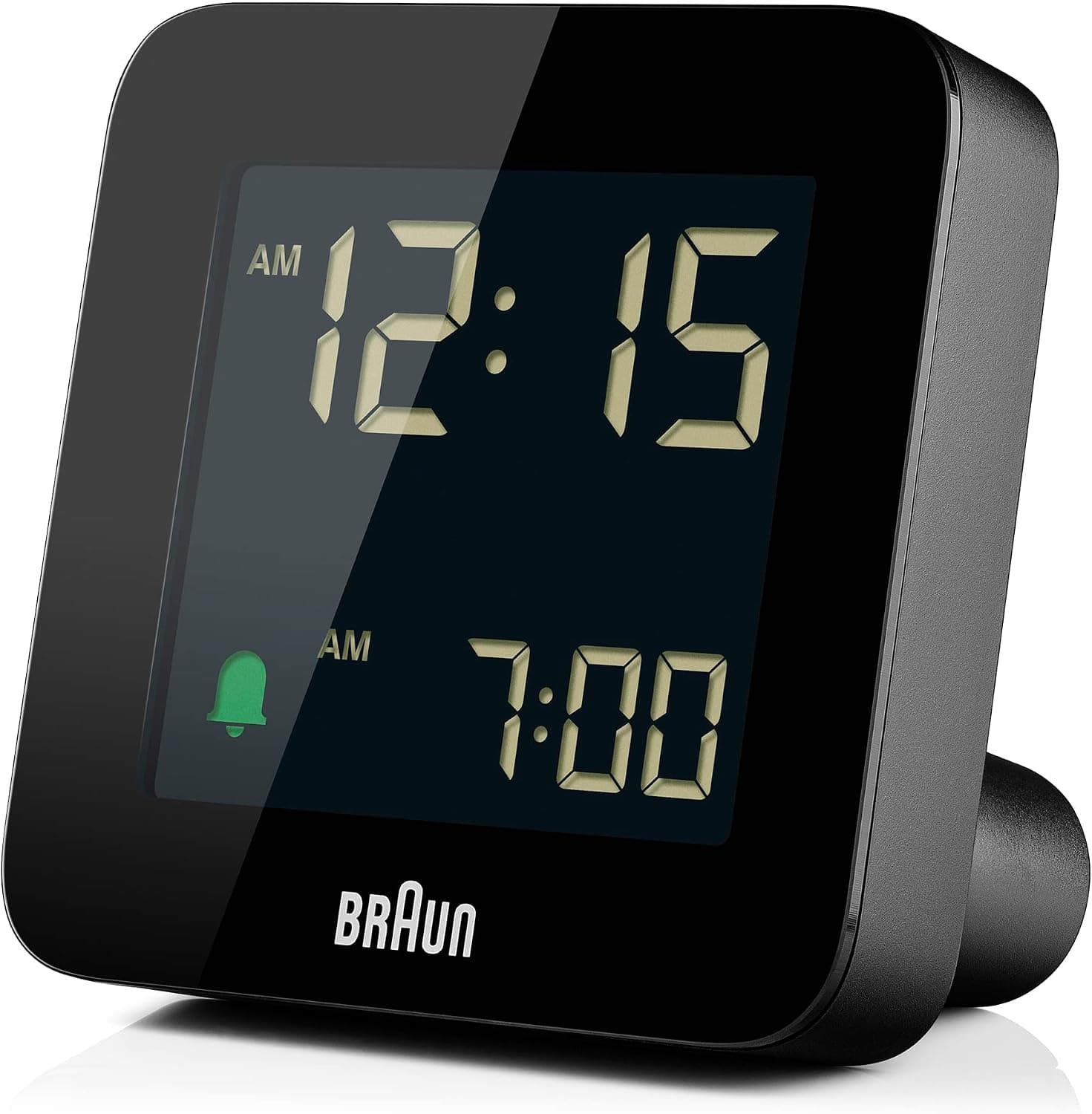 ساعت دیجیتال Braun Crescence مشکی با تعویق زنگ، LCD منفی، تنظیم سریع مدل BC09B ساعت دیجیتال Braun Crescence مشکی با تعویق زنگ، LCD منفی، تنظیم سریع مدل BC09B