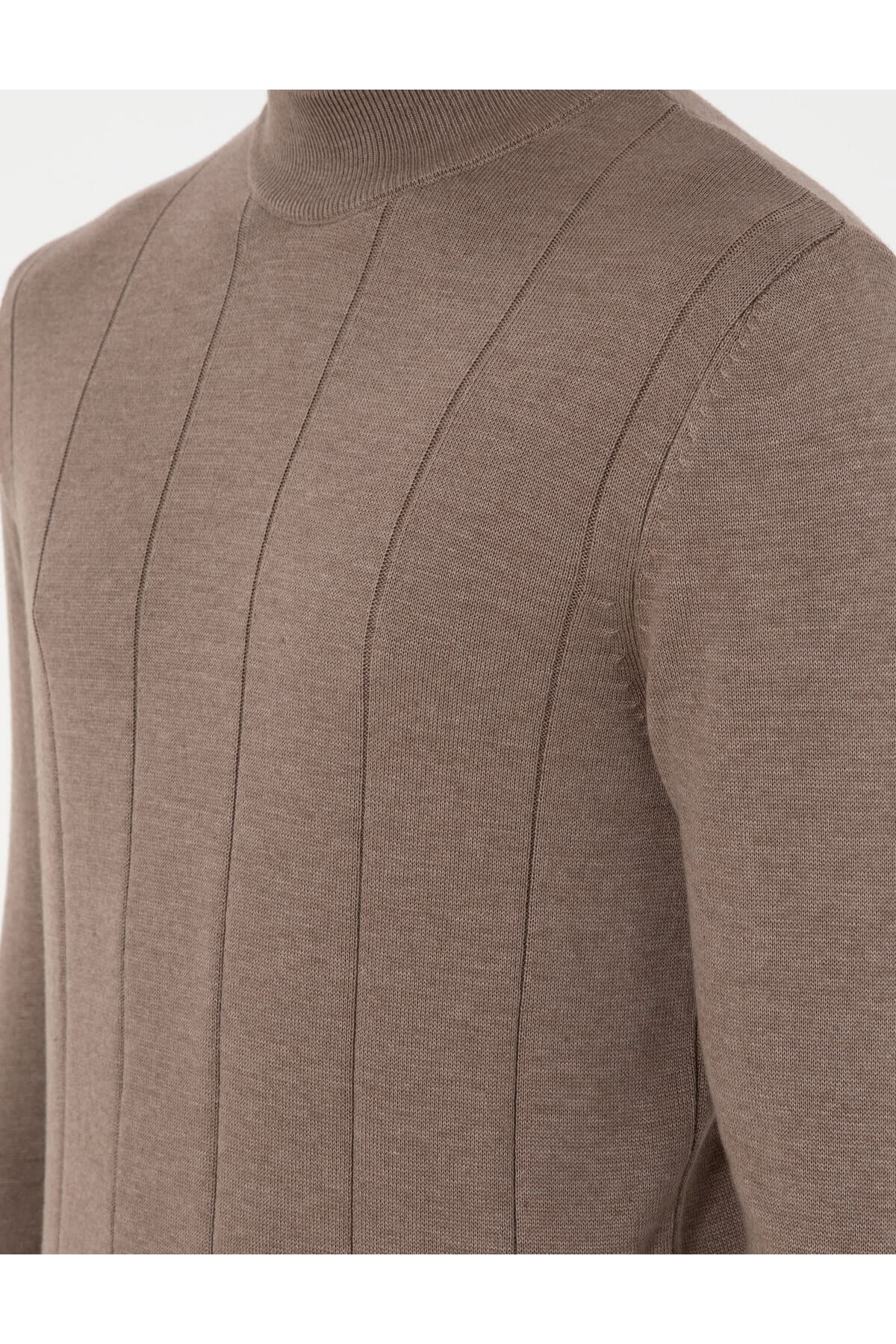 پلیور مردانه Pierre Cardin بافت Slim Fit یقه نیمبالاپوش رنگ ملانژ ویزون مدل 50300460-VR174 پلیور مردانه Pierre Cardin بافت Slim Fit یقه نیمبالاپوش رنگ ملانژ ویزون مدل 50300460-VR174