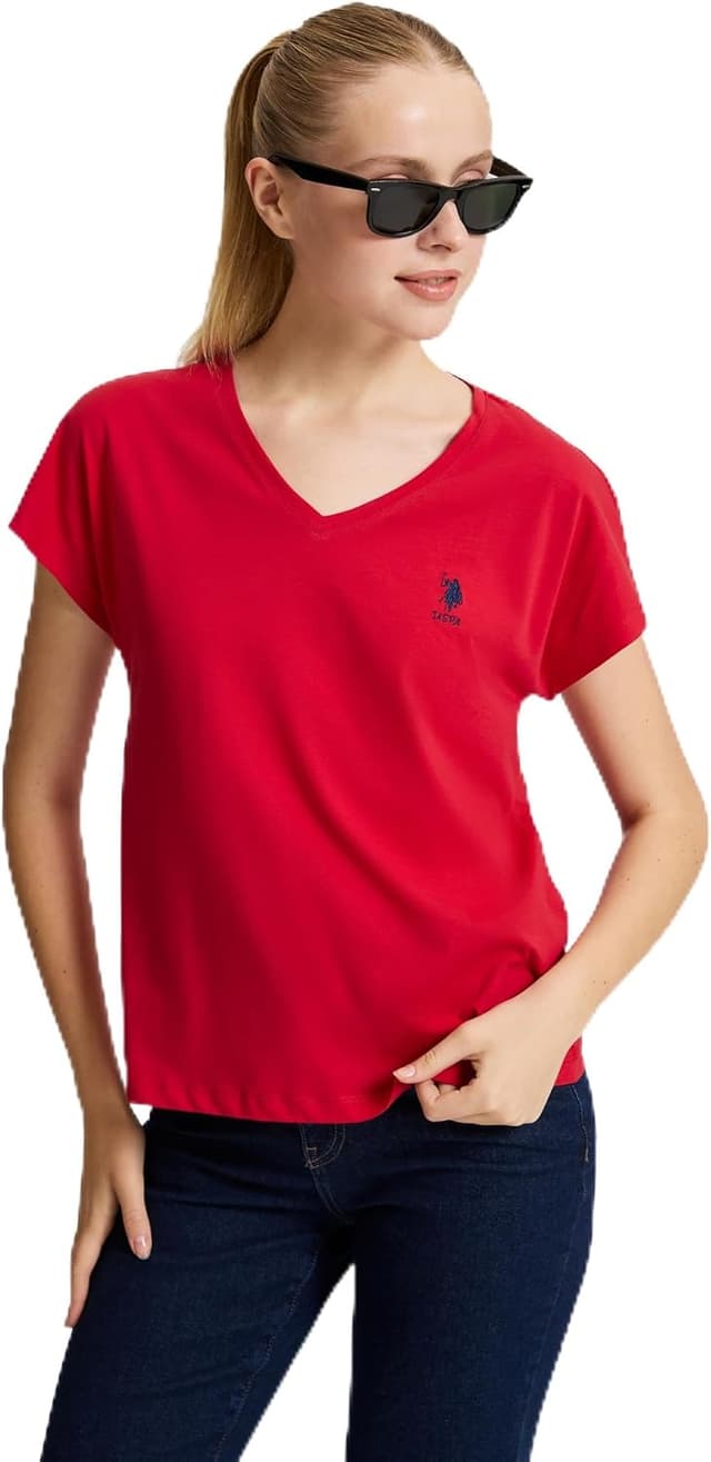تیشرت زنانه U.S. POLO ASSN. بیسیک خاکی روشن مدل 50323541 VR183 تیشرت زنانه U.S. POLO ASSN. بیسیک خاکی روشن مدل 50323541 VR183
