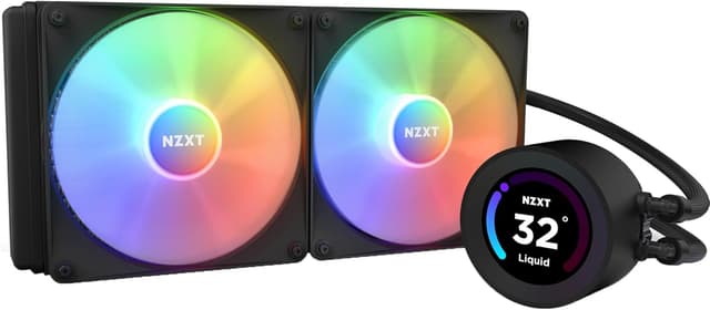 خنککننده مایع پردازنده NZXT Kraken Elite 280 RGB با نمایشگر LCD قابل تنظیم 2.36 اینچی، 2 x F140 RGB Core Fan، مشکی مدل RL-KR28E-B1 خنککننده مایع پردازنده NZXT Kraken Elite 280 RGB با نمایشگر LCD قابل تنظیم 2.36 اینچی، 2 x F140 RGB Core Fan، مشکی مدل RL-KR28E-B1
