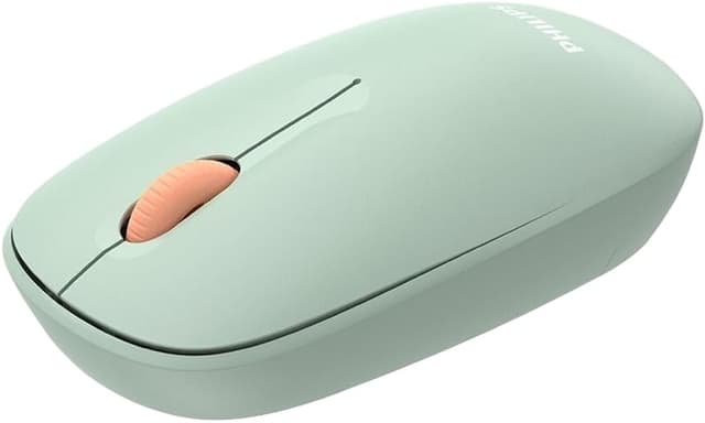 ماوس اپتیکال بیسیم PHILIPS سهکلیده 1600 DPI سبز مدل SPK7318 ماوس اپتیکال بیسیم PHILIPS سهکلیده 1600 DPI سبز مدل SPK7318