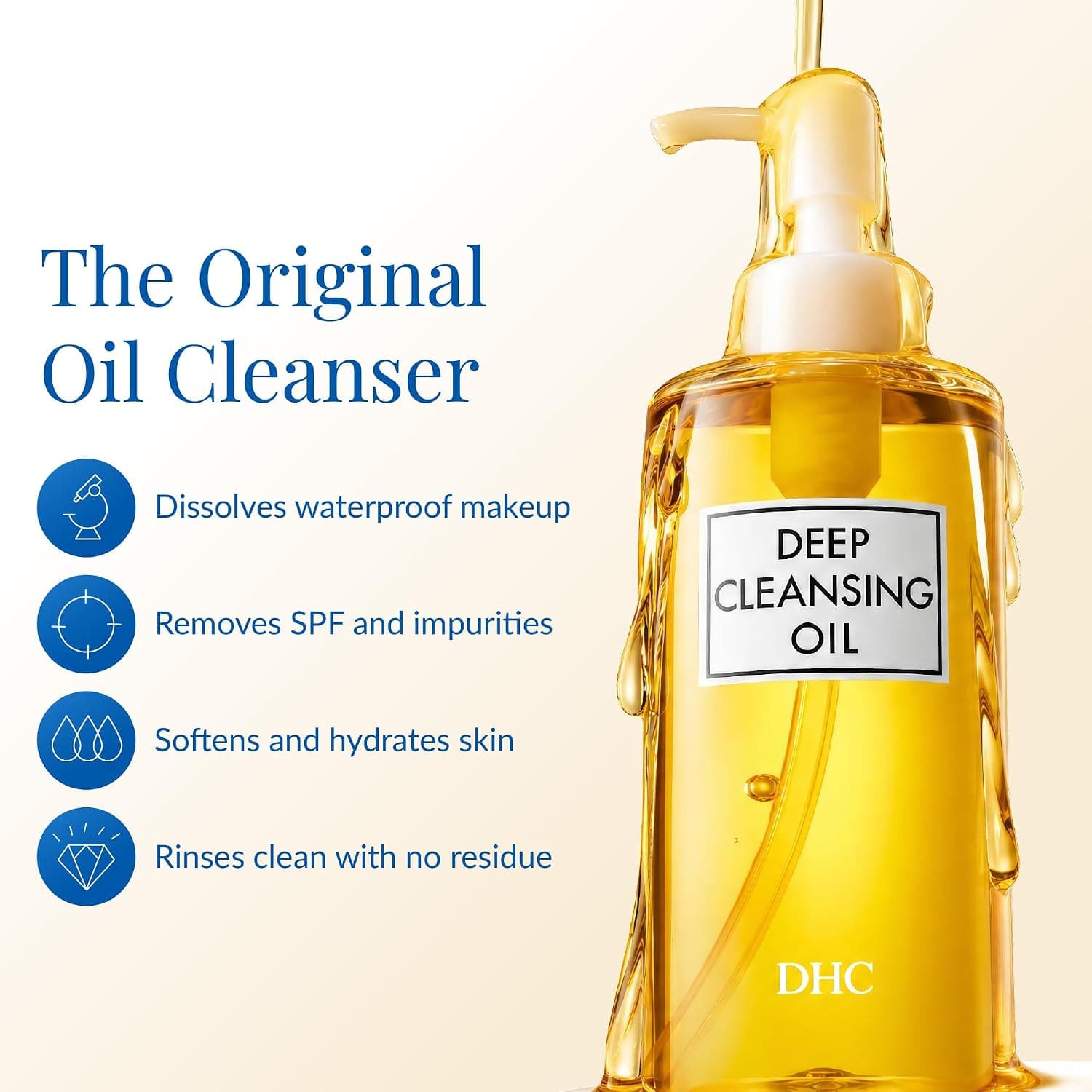 روغن پاککننده صورت DHC، پاککننده آرایش، مناسب انواع پوست، 6.7 fl. oz. روغن پاککننده صورت DHC، پاککننده آرایش، مناسب انواع پوست، 6.7 fl. oz.