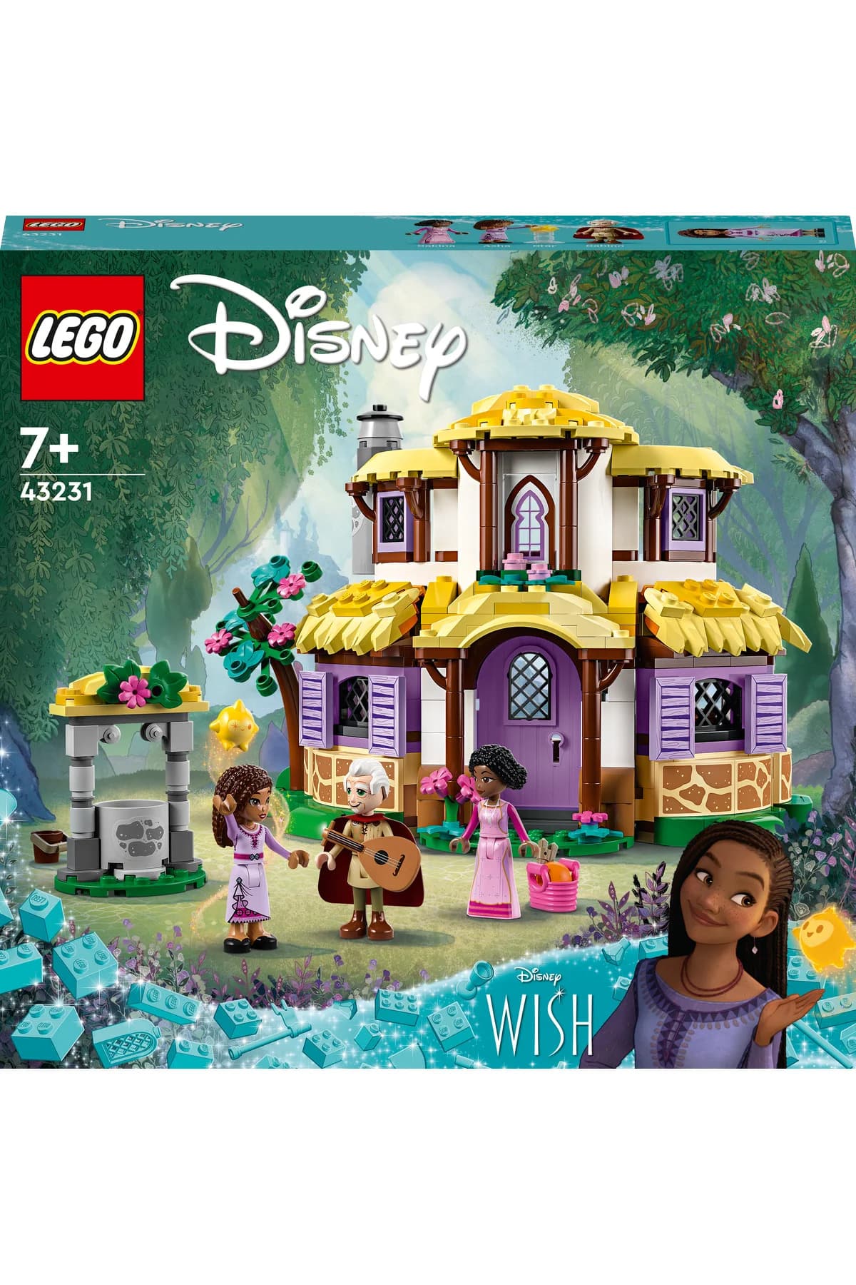 مجموعه ساختنی لگو Disney خانه آشا مدل 43231 (509 قطعه) مجموعه ساختنی لگو Disney خانه آشا مدل 43231 (509 قطعه)