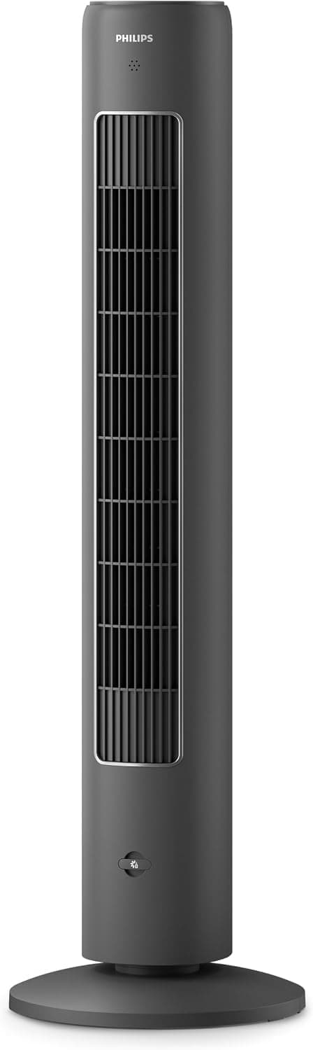 پنکه برجی PHILIPS سری 5000 خاکستری تیره با ریموت مدل CX5535/11 پنکه برجی PHILIPS سری 5000 خاکستری تیره با ریموت مدل CX5535/11