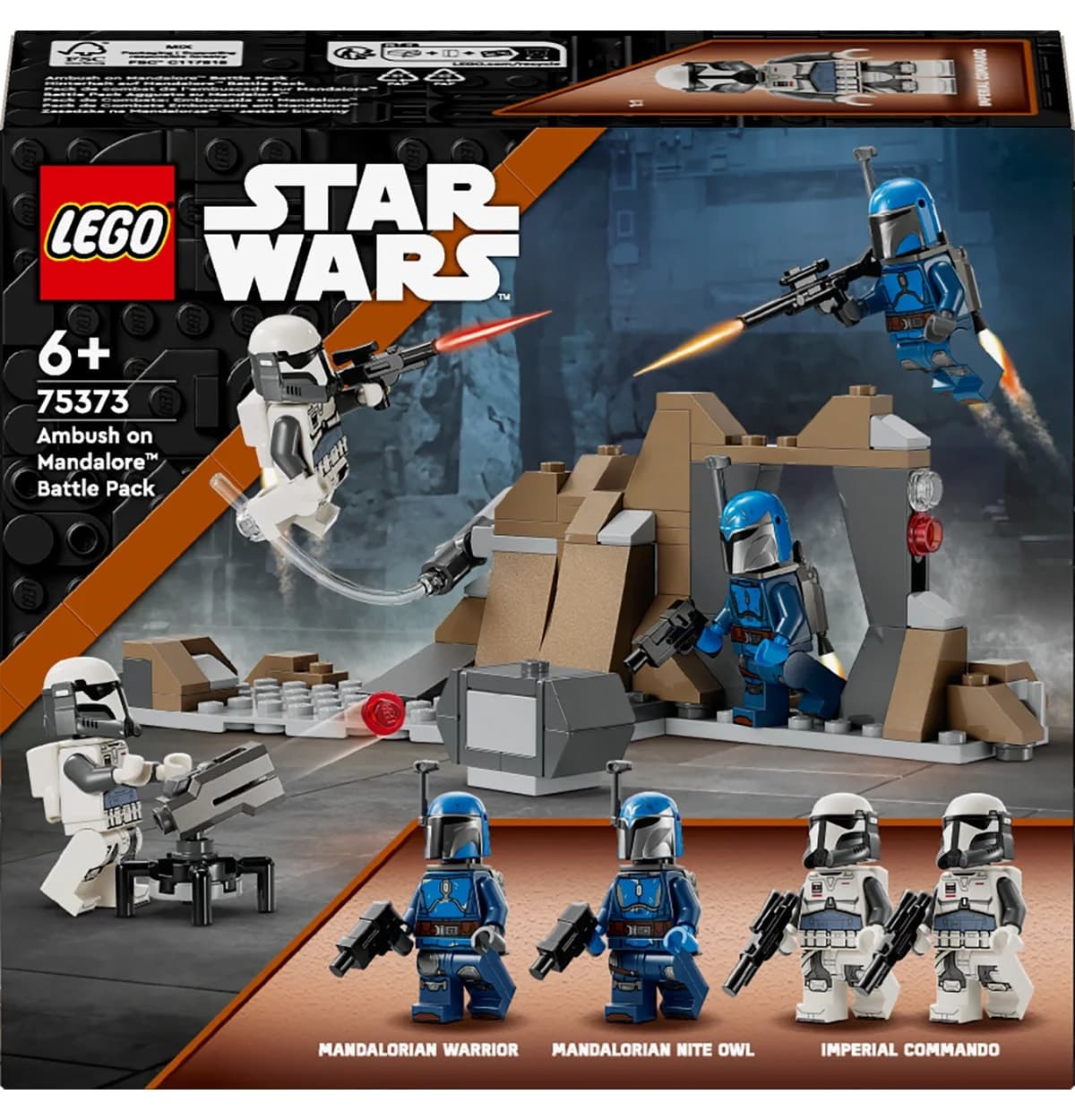 لگو Star Wars Mandalore بسته نبرد کمین مدل 75373 لگو Star Wars Mandalore بسته نبرد کمین مدل 75373