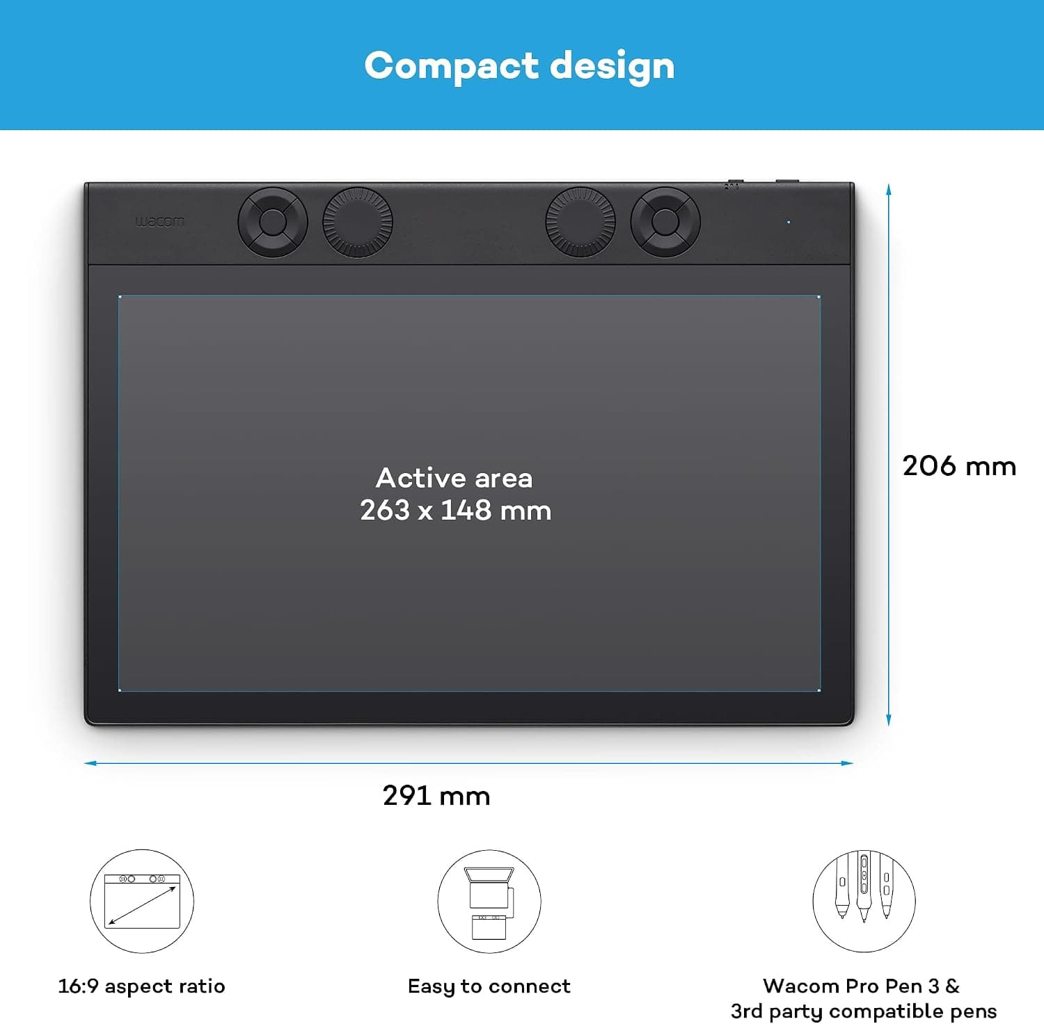 تبلت گرافیکی Wacom Intuos Pro Medium با Wacom Pro Pen 3 مدل PTK670K0B تبلت گرافیکی Wacom Intuos Pro Medium با Wacom Pro Pen 3 مدل PTK670K0B