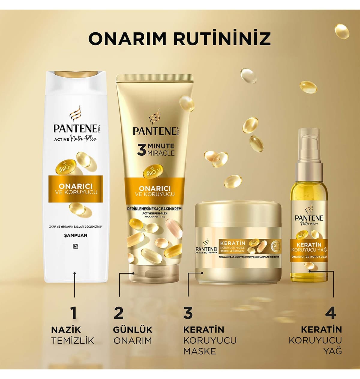 شامپو Pantene Pro-V ترمیمکننده و محافظ 800ml بطری پمپی 3 عدد شامپو Pantene Pro-V ترمیمکننده و محافظ 800ml بطری پمپی 3 عدد