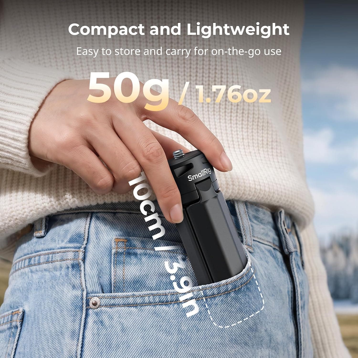 سهپایه مینی مناسب DJI Pocket 4P/4/3 و Insta360 Luna از SmallRig با بازشدن تکلمسی سهپایه مینی مناسب DJI Pocket 4P/4/3 و Insta360 Luna از SmallRig با بازشدن تکلمسی