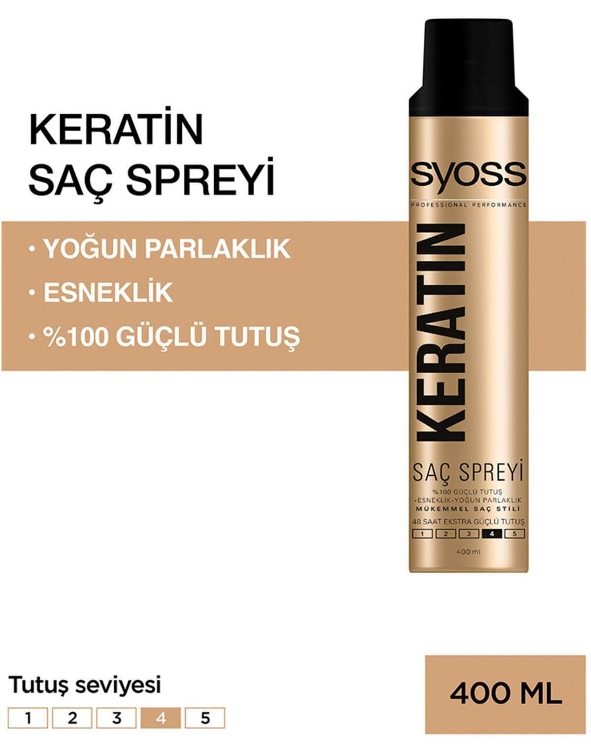اسپری مو Syoss Keratin 400ml اسپری مو Syoss Keratin 400ml