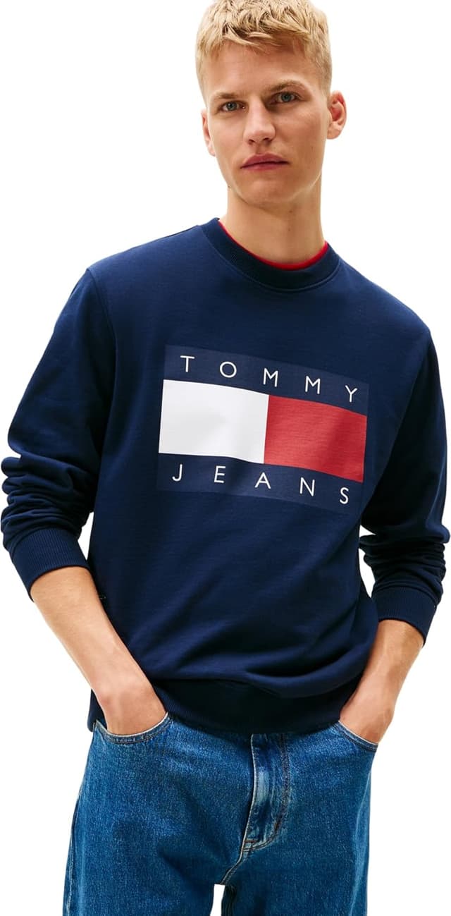 سویشرت مردانه Tommy Hilfiger مدل TJM REG BIG FLAG CNECK EXT سویشرت مردانه Tommy Hilfiger مدل TJM REG BIG FLAG CNECK EXT