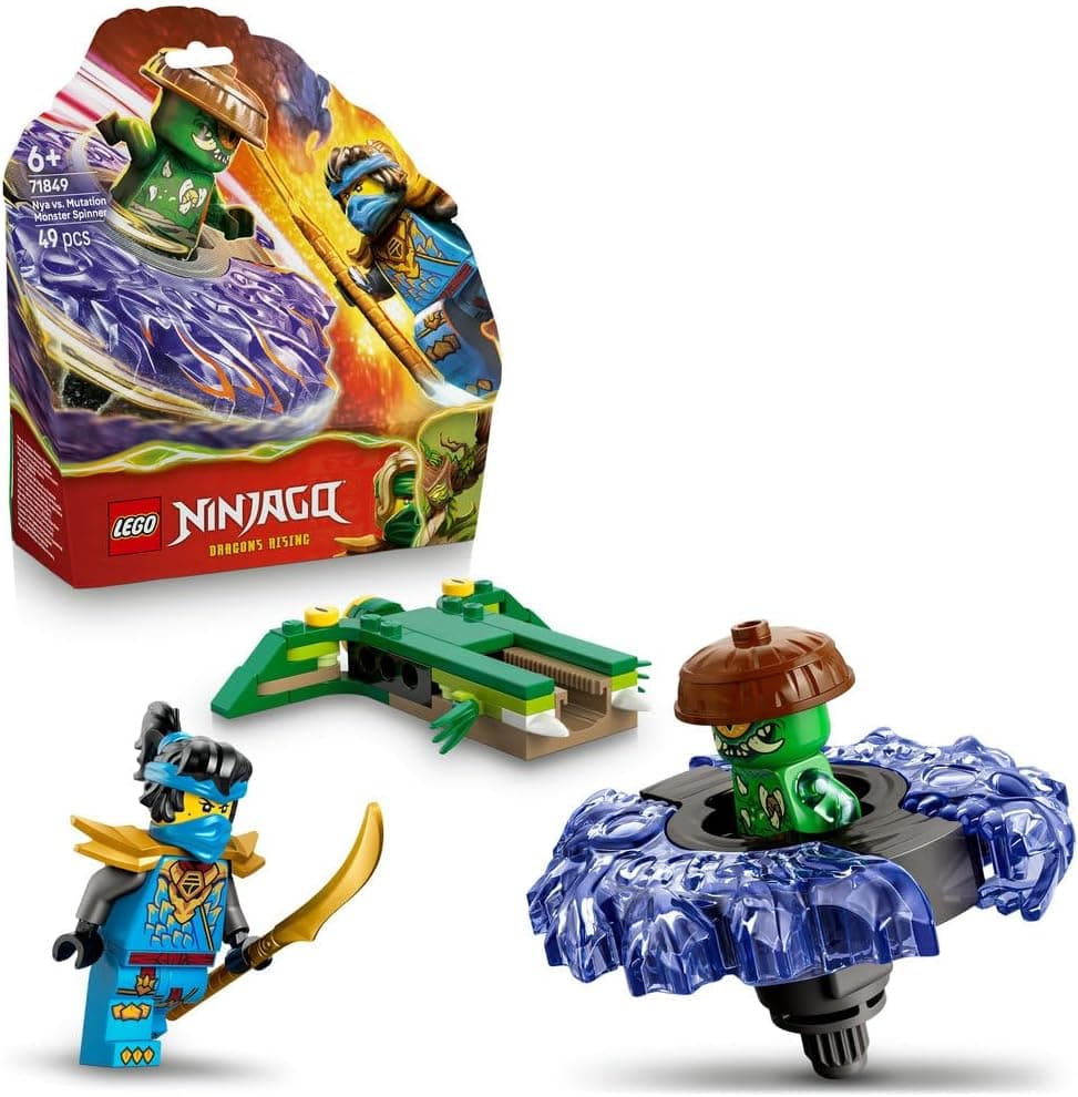 لگو NINJAGO ست اسباببازی مدل Nya vs. Mutation Monster Spinner 71849 لگو NINJAGO ست اسباببازی مدل Nya vs. Mutation Monster Spinner 71849