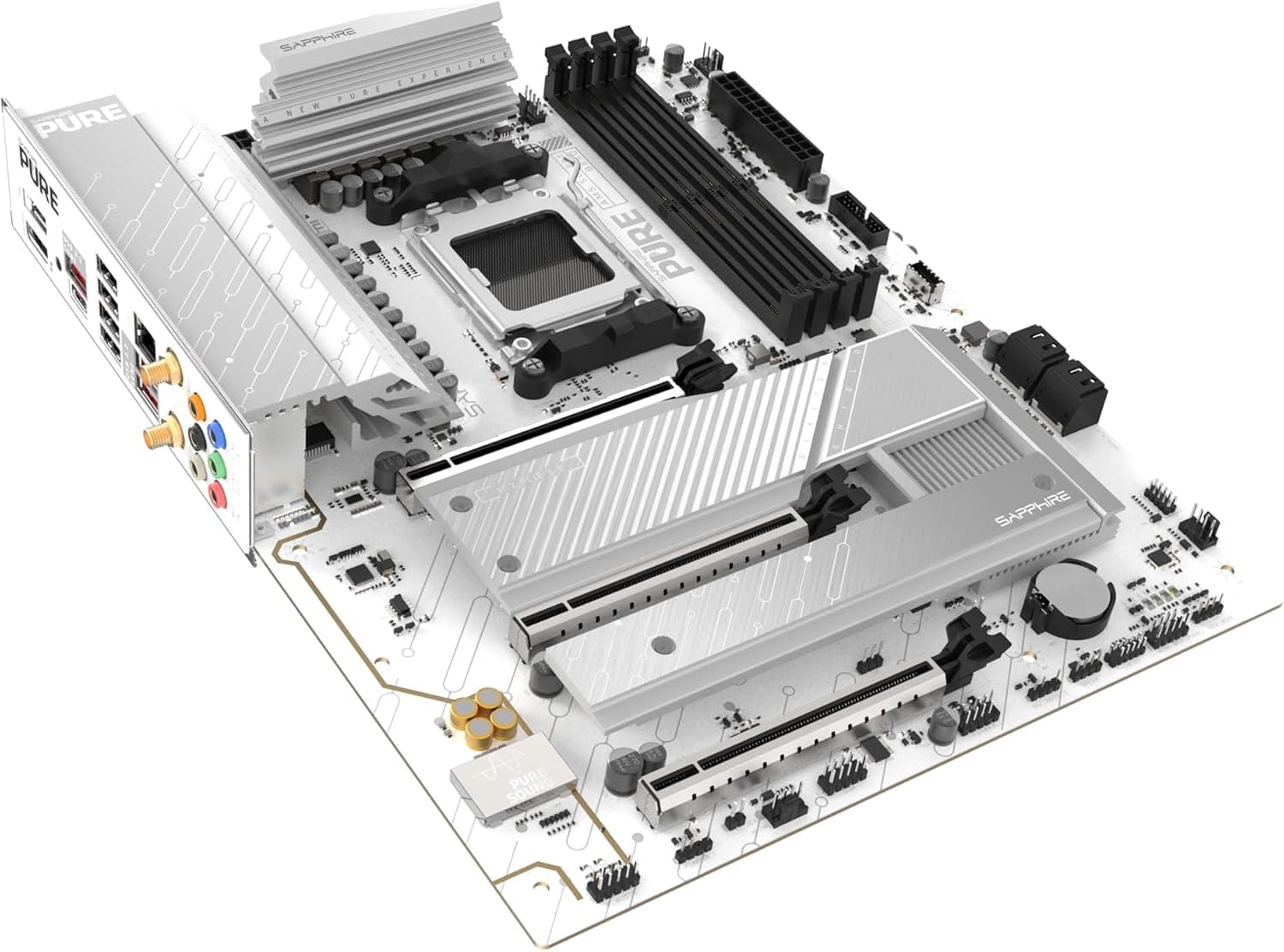 مادربرد Sapphire AMD AM5 ATX مدل Pure B850A WIFI7 52123-11-40G مادربرد Sapphire AMD AM5 ATX مدل Pure B850A WIFI7 52123-11-40G