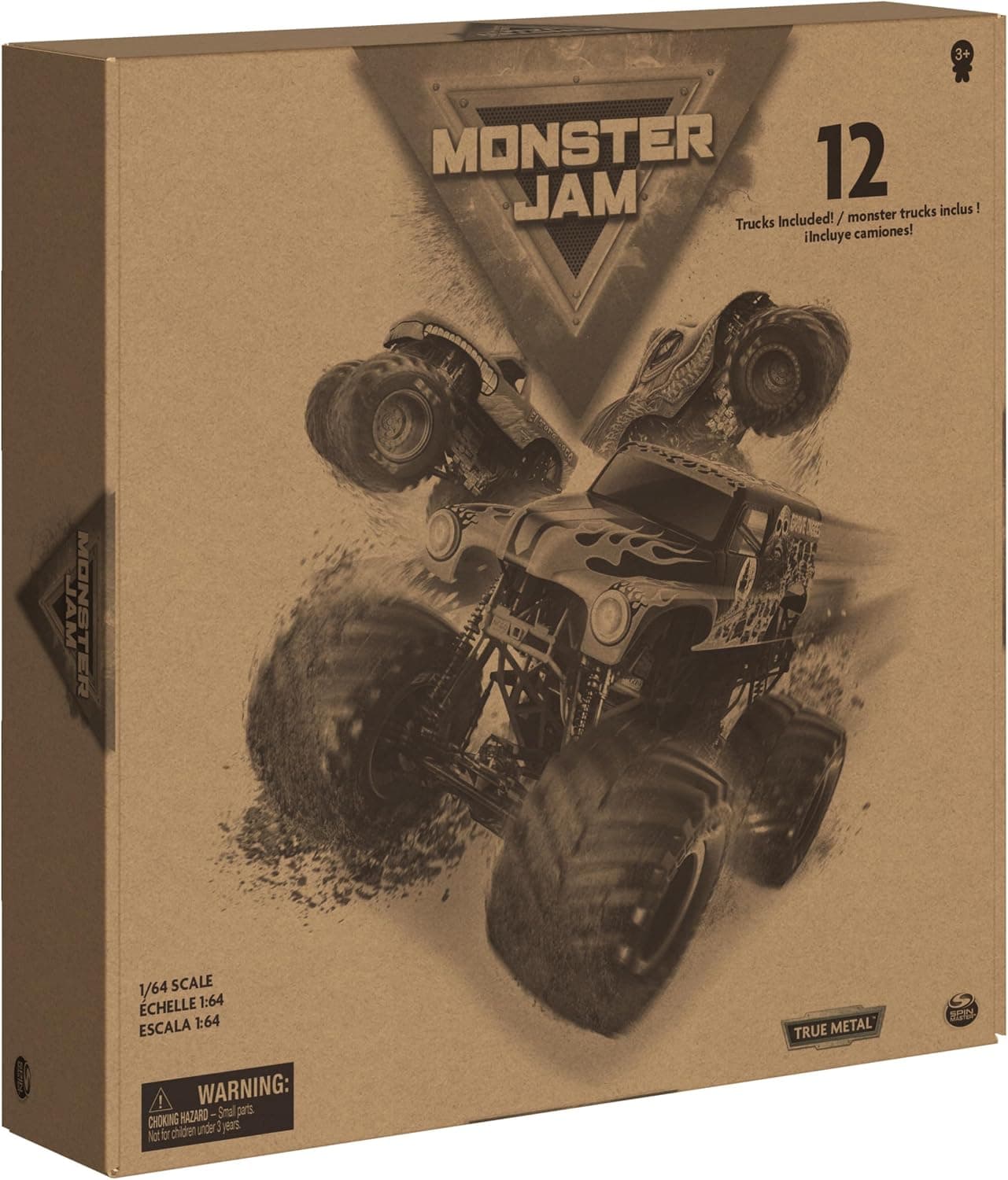 مجموعه ۱۲تایی کامیون هیولایی فلزی Monster Jam برای کودکان ۴ تا ۶ سال به بالا مجموعه ۱۲تایی کامیون هیولایی فلزی Monster Jam برای کودکان ۴ تا ۶ سال به بالا