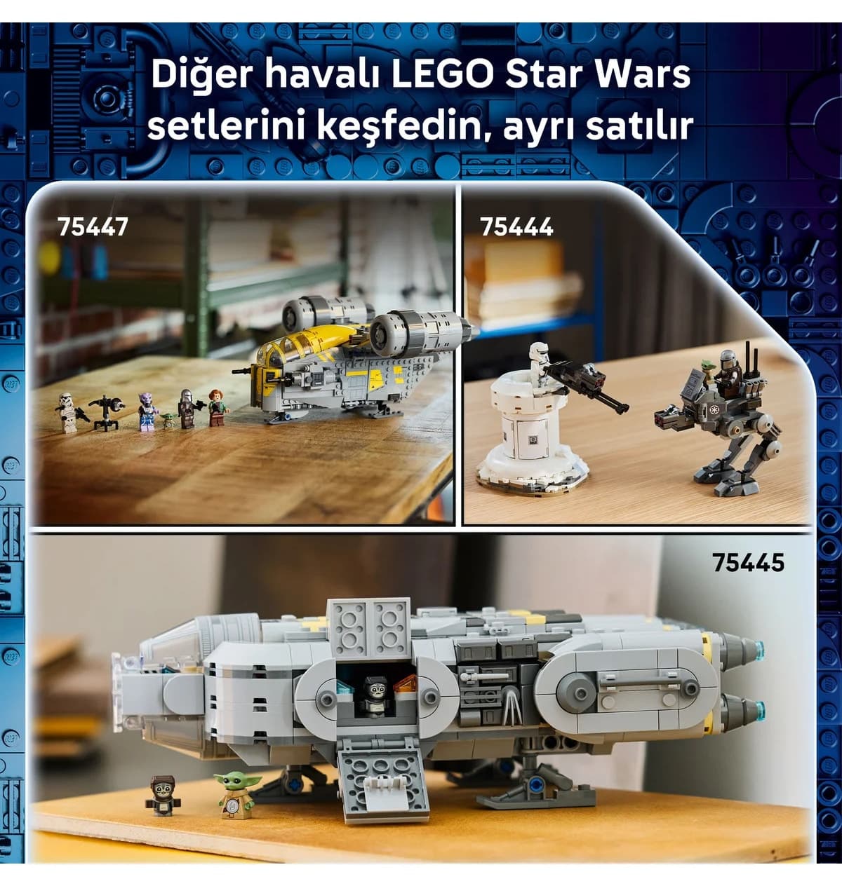 لگو Star Wars Grogu شاگرد ماندالوری مدل 75446 ۱۲۰۰ قطعه لگو Star Wars Grogu شاگرد ماندالوری مدل 75446 ۱۲۰۰ قطعه