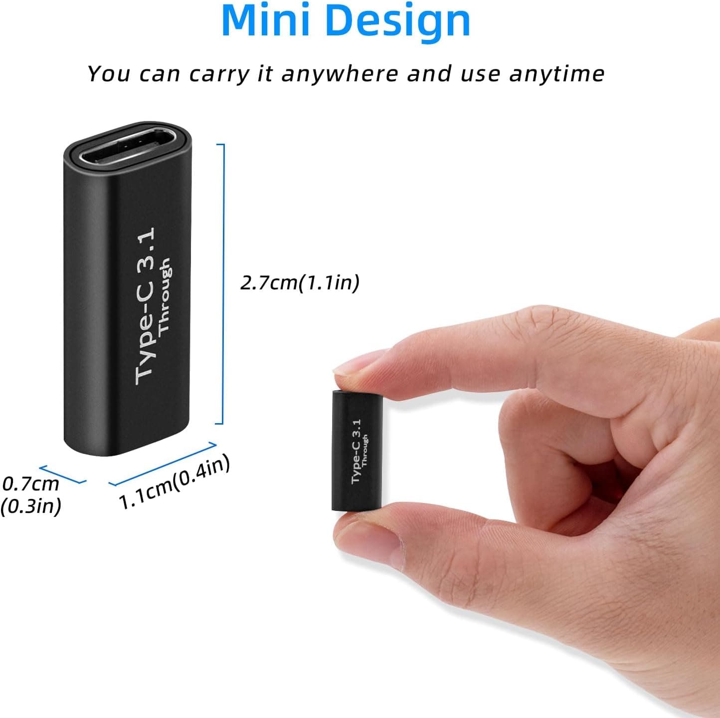تبدیل مادگی به مادگی USB-C Mcbazel، بسته 2 عددی مدل USB C 3.1 تبدیل مادگی به مادگی USB-C Mcbazel، بسته 2 عددی مدل USB C 3.1