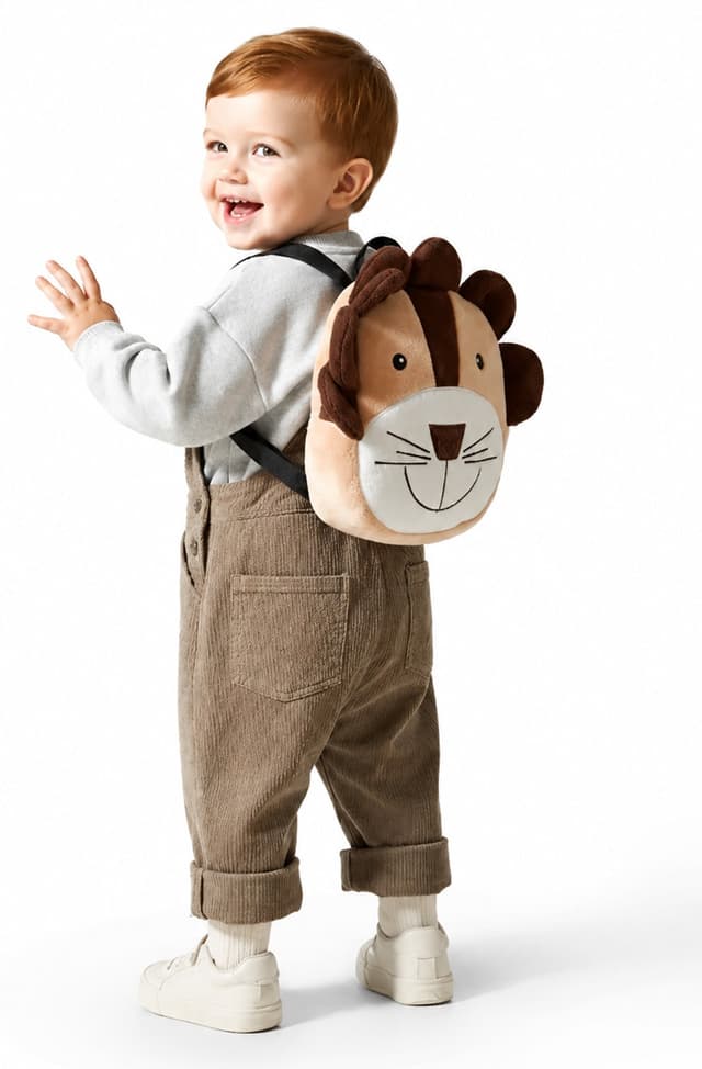 کولهپشتی کودک Unisex KidHug طرح شیر 27 Cm سبک و بادوام با بند قابل تنظیم کولهپشتی کودک Unisex KidHug طرح شیر 27 Cm سبک و بادوام با بند قابل تنظیم