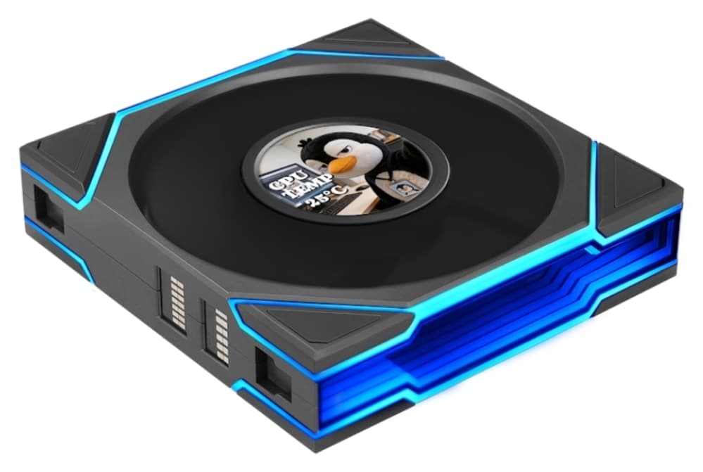 فن کیس مشکی Lian Li مدل UNI FAN TL LCD FLEX 1x120mm G9F.12TLLCD1F1B.00 فن کیس مشکی Lian Li مدل UNI FAN TL LCD FLEX 1x120mm G9F.12TLLCD1F1B.00