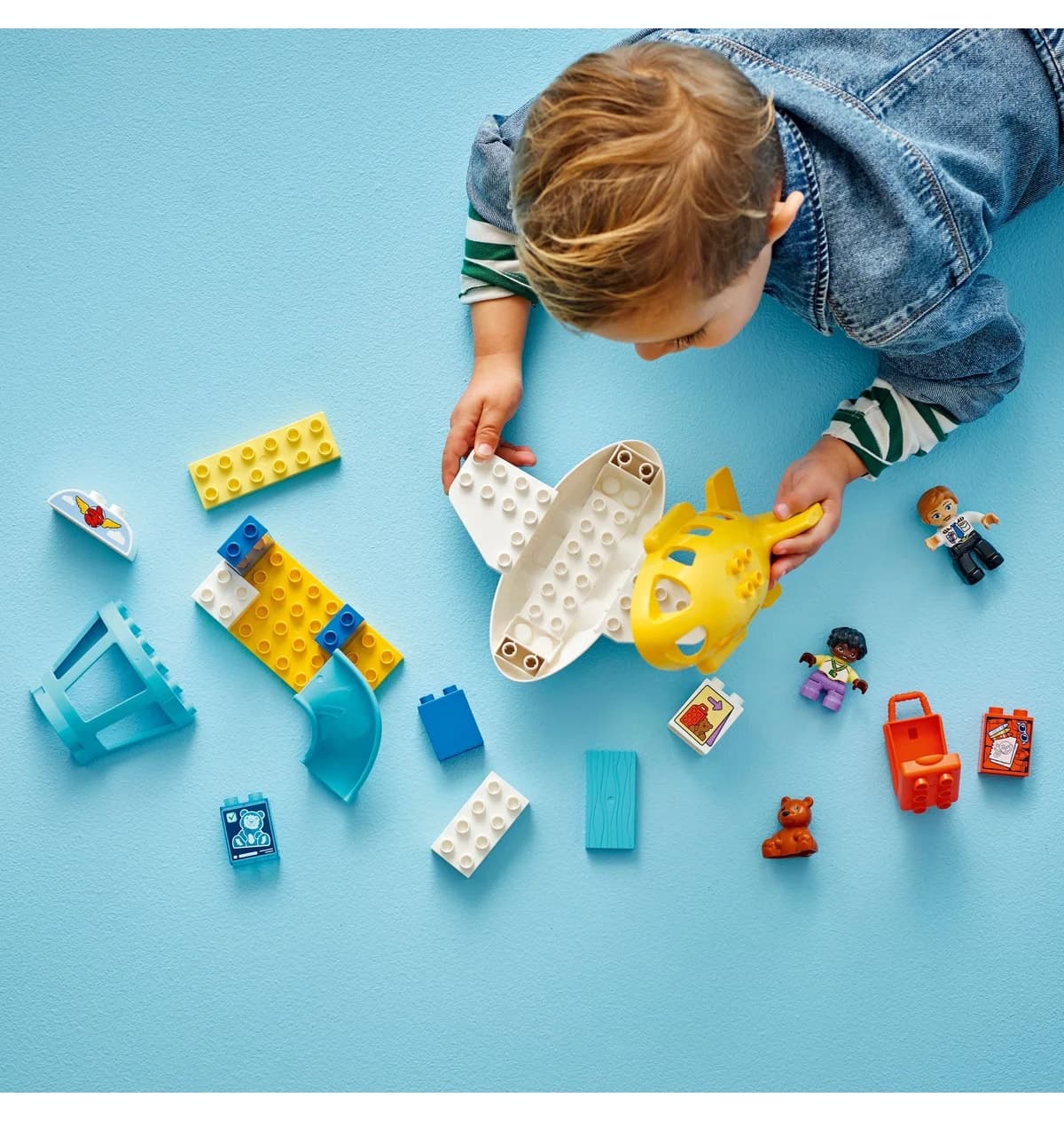 لگو DUPLO تجربه اولین فرودگاه مدل 10443 ۲۳ قطعه لگو DUPLO تجربه اولین فرودگاه مدل 10443 ۲۳ قطعه