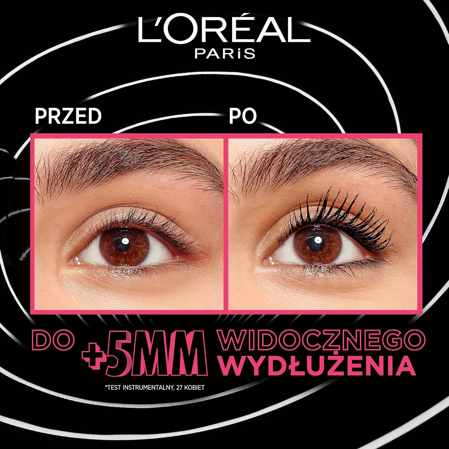 ریمل مژه L'Oreal Paris Telescopic Lift شستوشوپذیر بلندکننده و حجمدهنده مشکی ریمل مژه L'Oreal Paris Telescopic Lift شستوشوپذیر بلندکننده و حجمدهنده مشکی