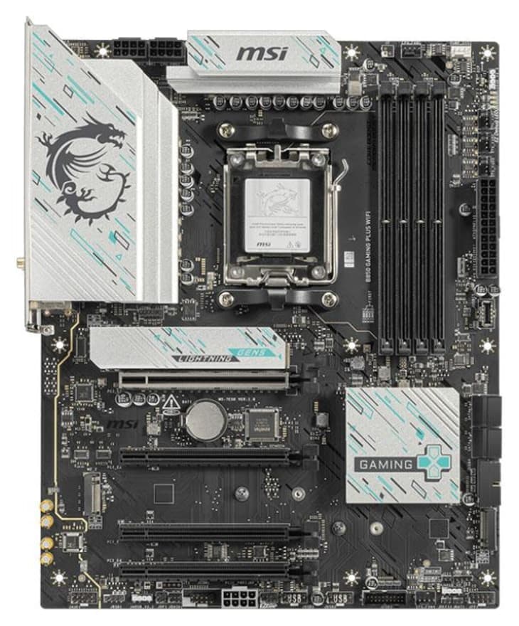 مادربرد MSI گیمینگ ATX AM5 DDR5 مدل MAG B850 PLUS MAX WIFI7 مادربرد MSI گیمینگ ATX AM5 DDR5 مدل MAG B850 PLUS MAX WIFI7