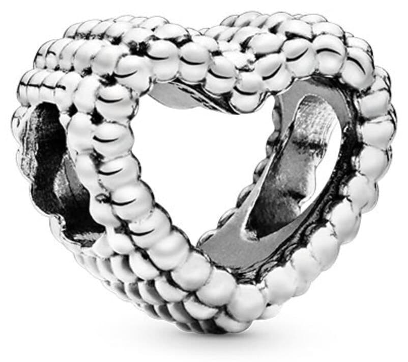 آویز چارم Pandora کره قلب مهرهای نقره 925 آویز چارم Pandora کره قلب مهرهای نقره 925