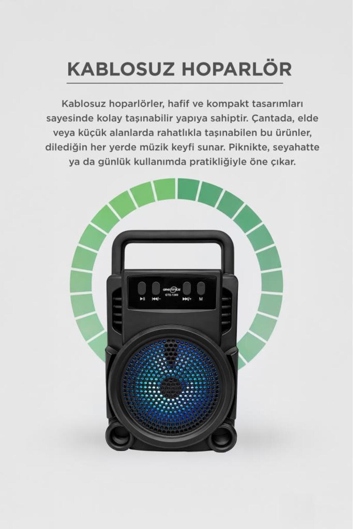 اسپیکر بلوتوثی بیسیم Torima با باس اضافه مدل GTS-1360 مشکی اسپیکر بلوتوثی بیسیم Torima با باس اضافه مدل GTS-1360 مشکی