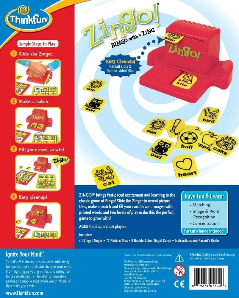 بازی Ravensburger Zingo TR مدل 7700T بازی Ravensburger Zingo TR مدل 7700T