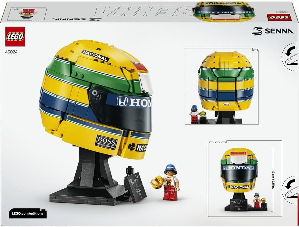 لگو Editions کلاه ایمنی Ayrton Senna مدل 43024 لگو Editions کلاه ایمنی Ayrton Senna مدل 43024