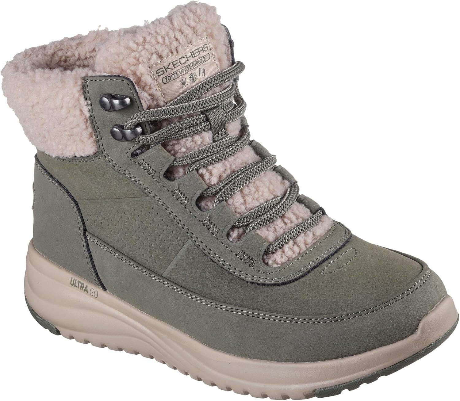 بوت مچی زنانه Skechers ON-THE-GO STELLAR ALPINE ADVENTURE مدل 144756 زیتونی بوت مچی زنانه Skechers ON-THE-GO STELLAR ALPINE ADVENTURE مدل 144756 زیتونی