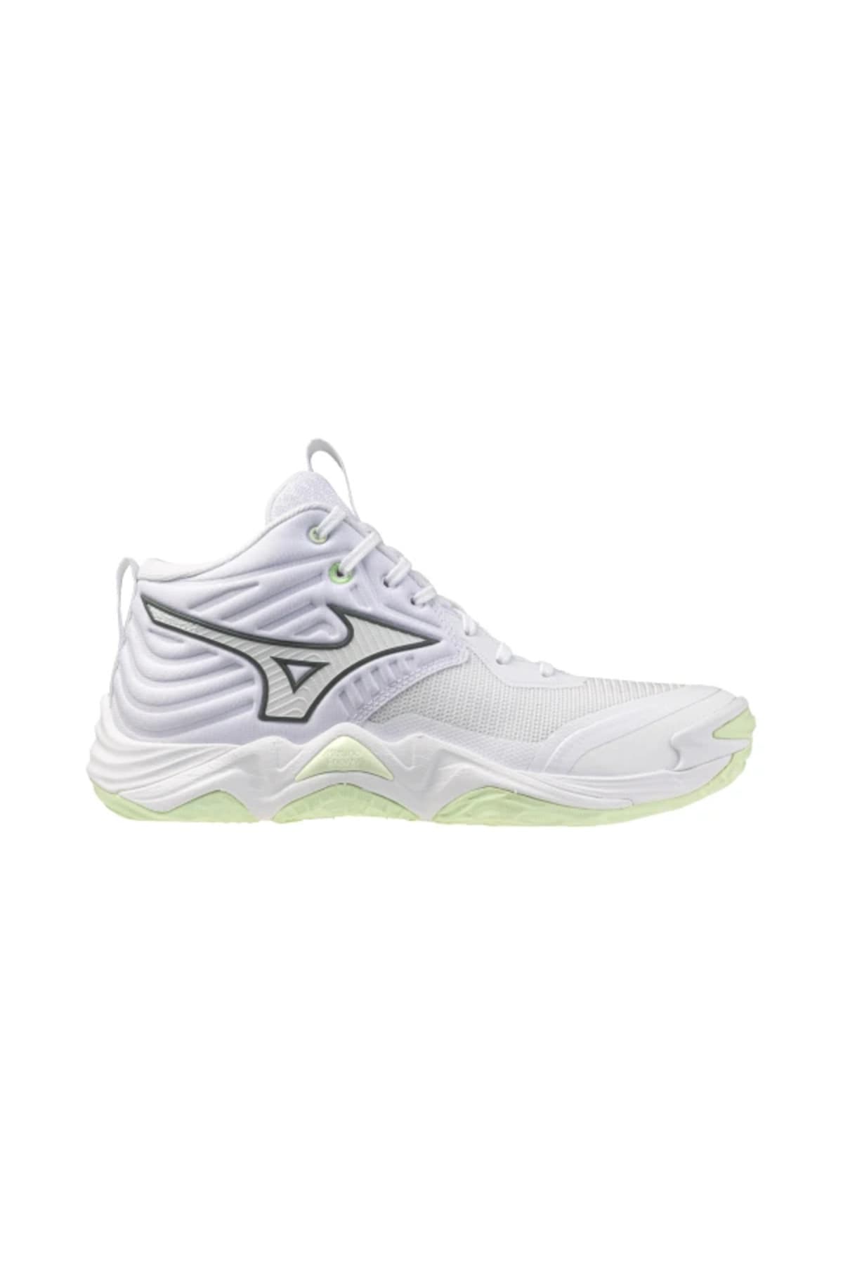 کفش والیبال زنانه Mizuno سفید مدل Wave Momentum Elite MID کفش والیبال زنانه Mizuno سفید مدل Wave Momentum Elite MID