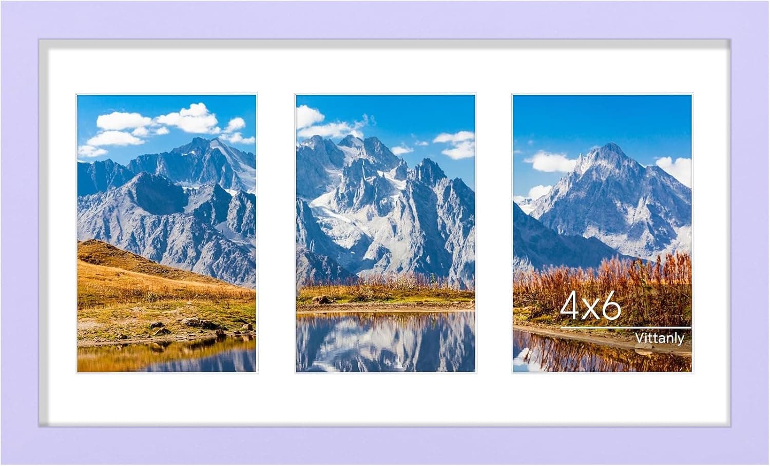 قاب عکس کلاژ Vittanly سایز 8x10 دیواری و رومیزی طبیعی روشن قاب عکس کلاژ Vittanly سایز 8x10 دیواری و رومیزی طبیعی روشن