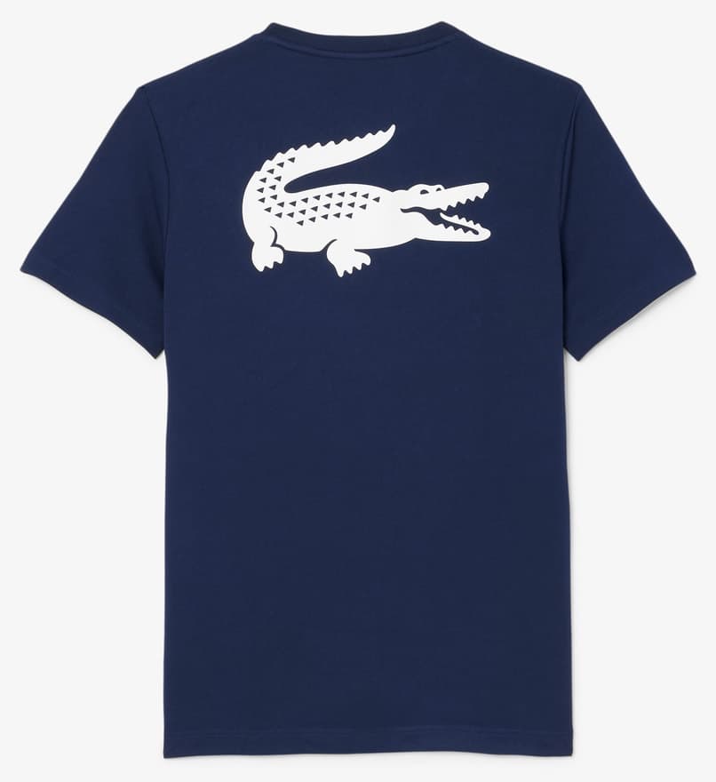 تیشرت مردانه Lacoste SPORT فیت معمولی یقه گرد چاپ دار سرمه ای تیشرت مردانه Lacoste SPORT فیت معمولی یقه گرد چاپ دار سرمه ای