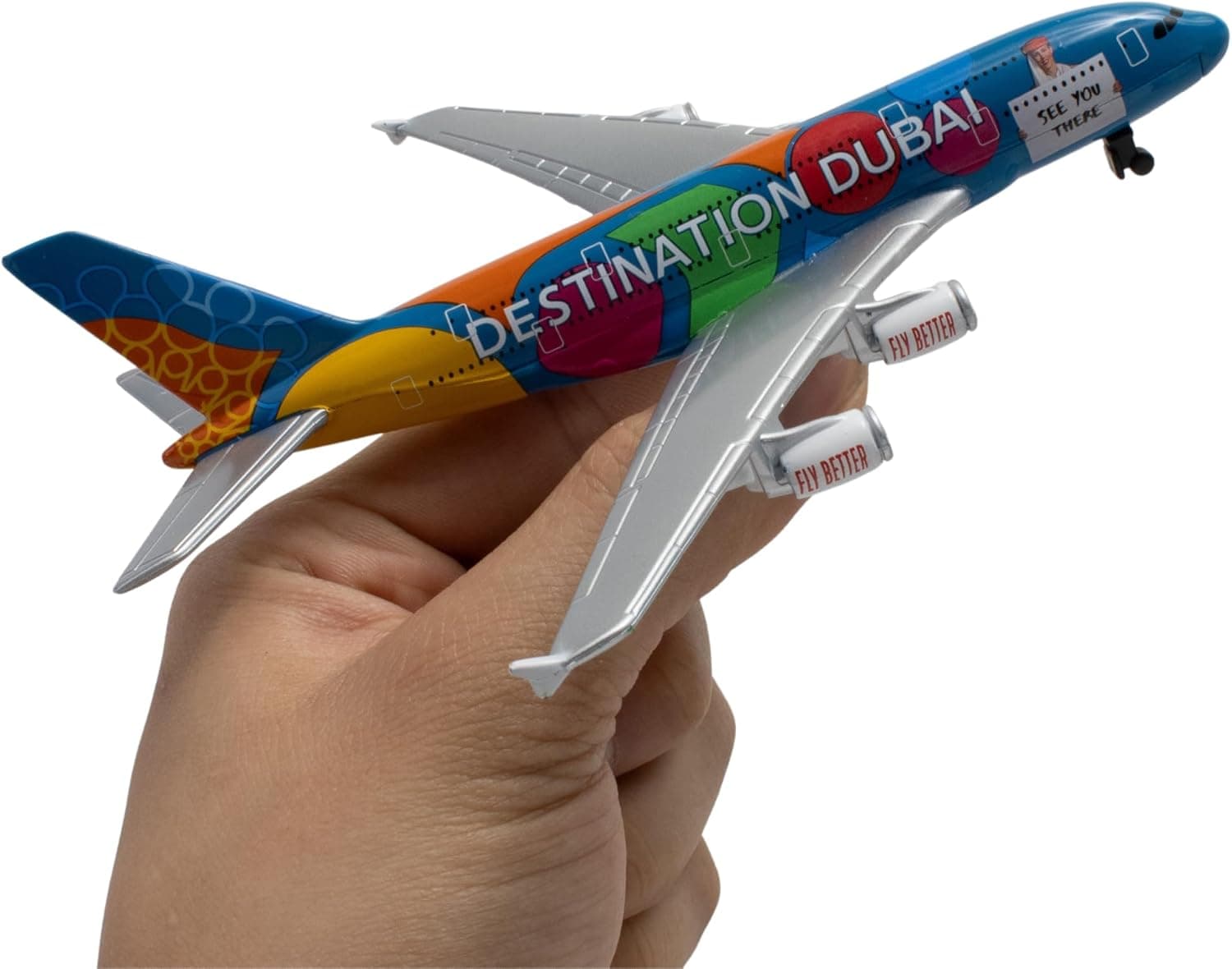 هواپیمای اسباببازی کلکسیونی کودکان Daron دوطبقه Emirates Arlines فلزی دایکست با قطعات پلاستیکی مدل A380 هواپیمای اسباببازی کلکسیونی کودکان Daron دوطبقه Emirates Arlines فلزی دایکست با قطعات پلاستیکی مدل A380