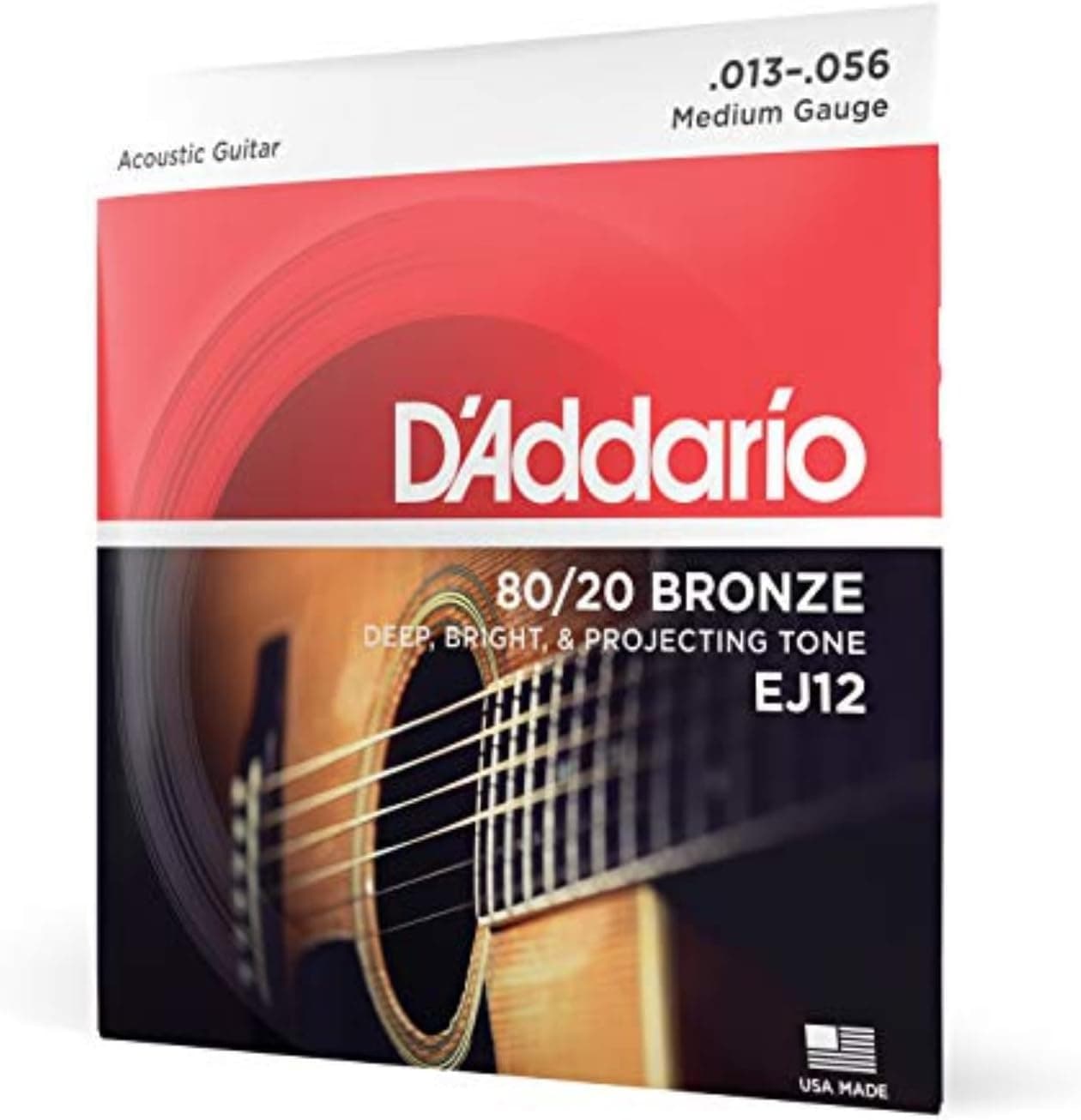 سیم گیتار آکوستیک D'Addario برنز 80/20 گیج سبک مدل EJ11 سیم گیتار آکوستیک D'Addario برنز 80/20 گیج سبک مدل EJ11