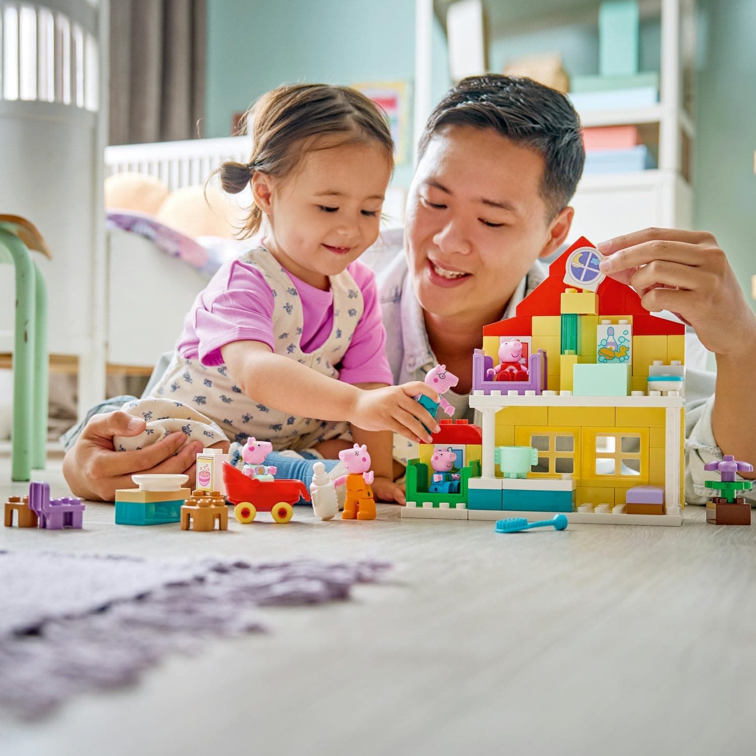 لگو DUPLO خانه خانواده Peppa Pig مدل 10467 لگو DUPLO خانه خانواده Peppa Pig مدل 10467