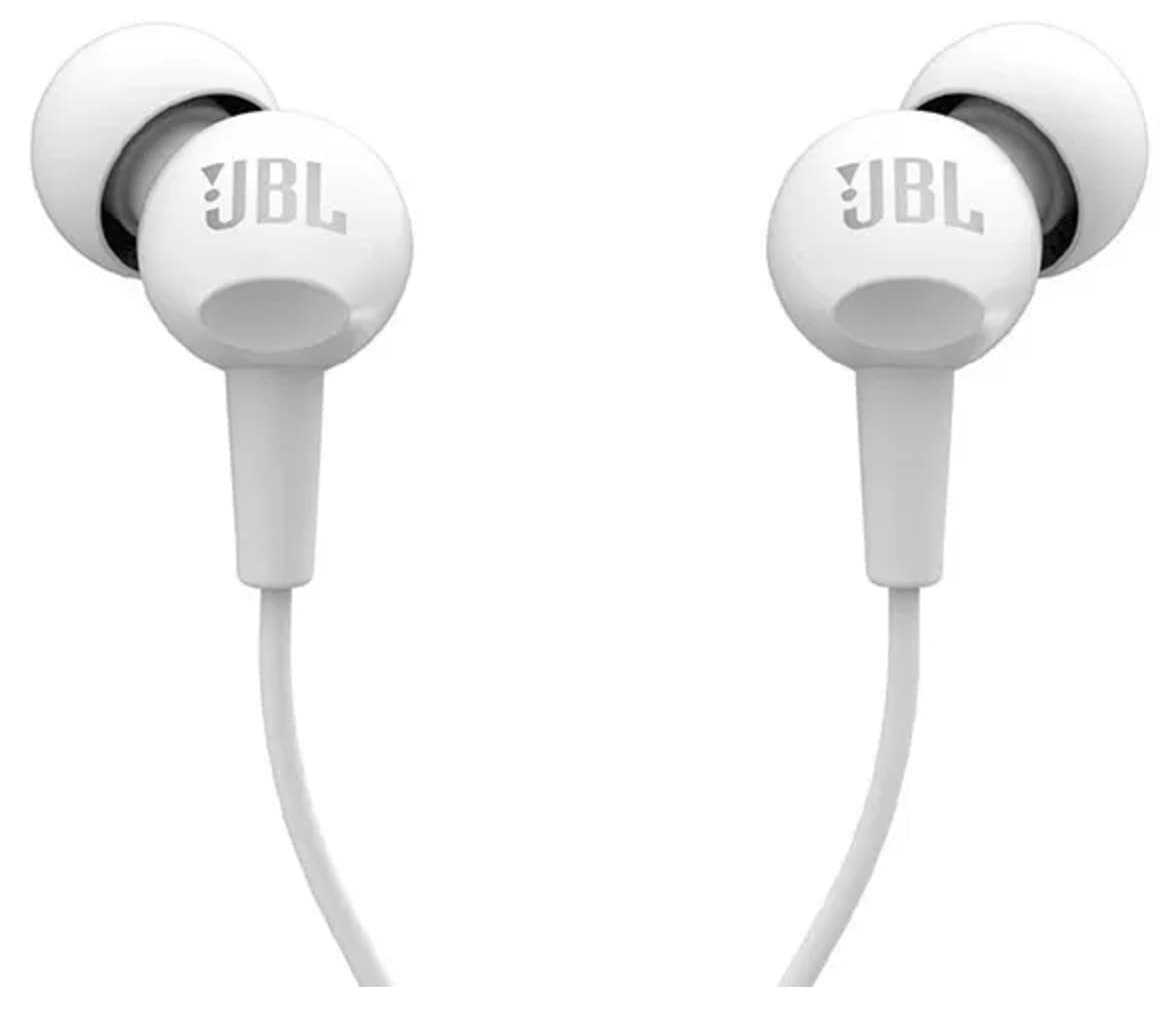 هدفون درونگوشی JBL دارای میکروفون رنگ سفید مدل C100SIUWHT CT IE هدفون درونگوشی JBL دارای میکروفون رنگ سفید مدل C100SIUWHT CT IE