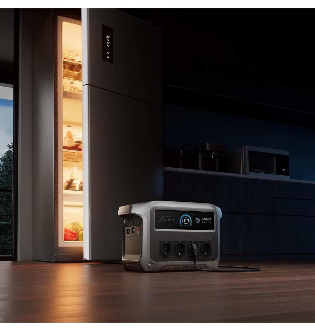 پاور استیشن Anker SOLIX C1000X Gen2 1024Wh 2000W مدل A1763 پاور استیشن Anker SOLIX C1000X Gen2 1024Wh 2000W مدل A1763