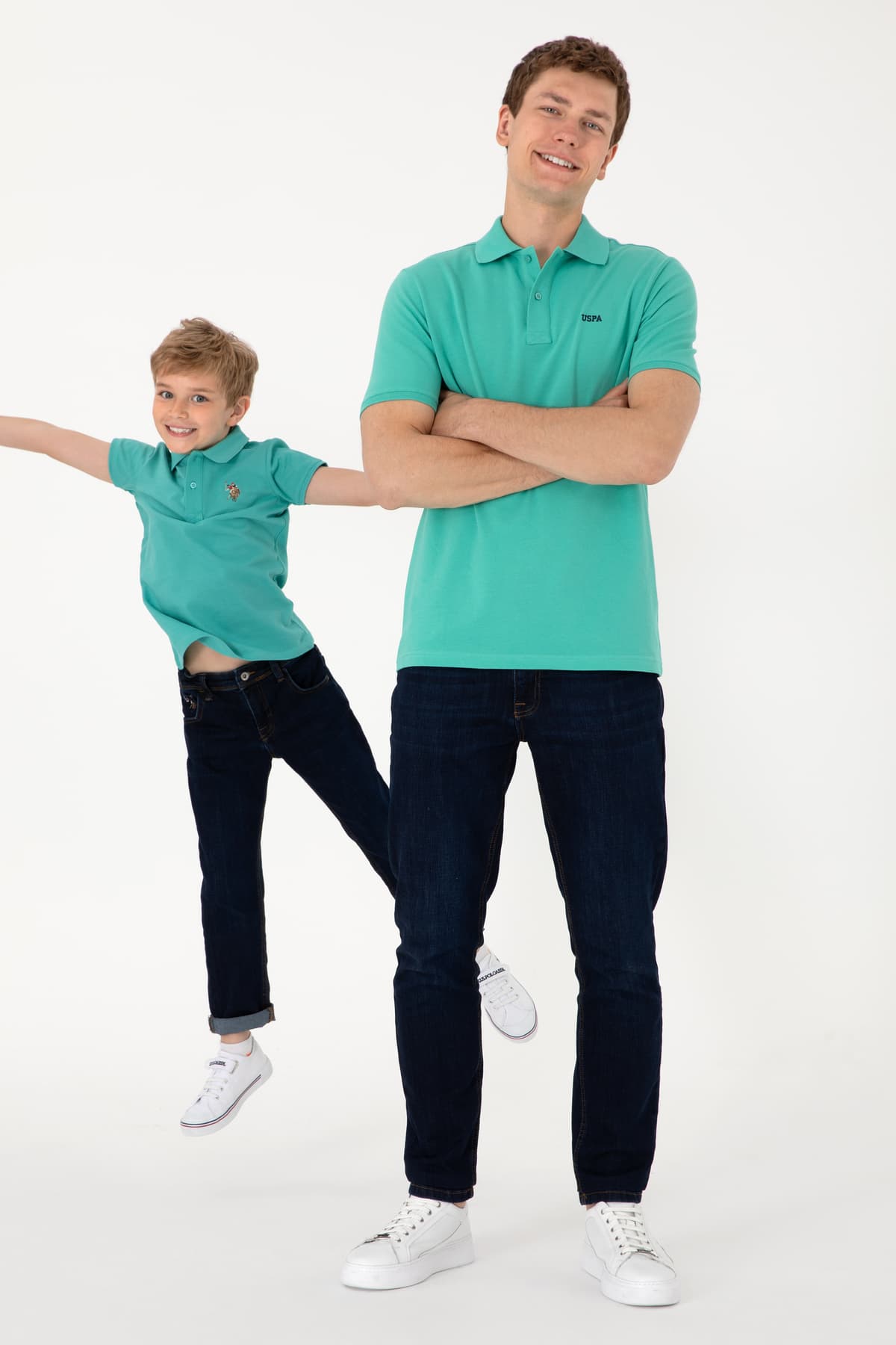 تیشرت مردانه U.S. Polo Assn. یقه پولو نعنایی ساده مدل 50306007-VR090 تیشرت مردانه U.S. Polo Assn. یقه پولو نعنایی ساده مدل 50306007-VR090