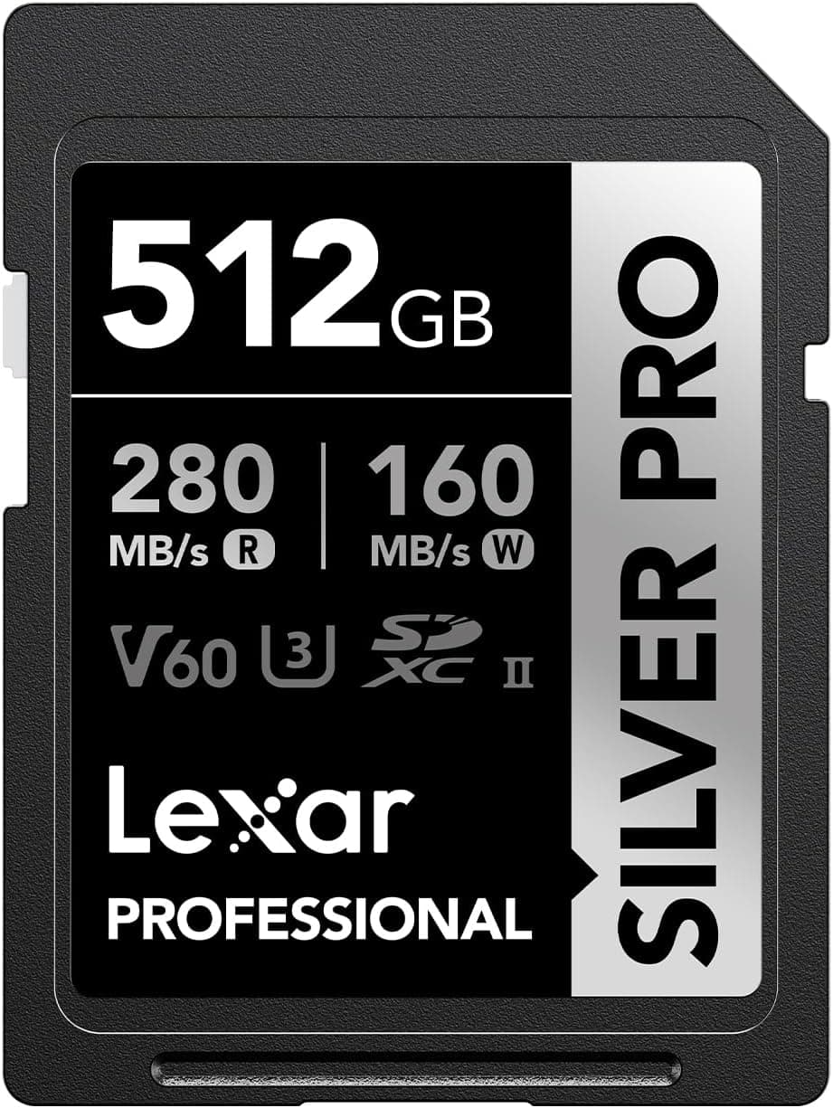 کارت حافظه SDXC برای عکاس و فیلمبردار حرفهای Lexar نقرهای 128GB PRO UHS-II C10 U3 V60 مدل LSDSIPR128G-BNNNU کارت حافظه SDXC برای عکاس و فیلمبردار حرفهای Lexar نقرهای 128GB PRO UHS-II C10 U3 V60 مدل LSDSIPR128G-BNNNU