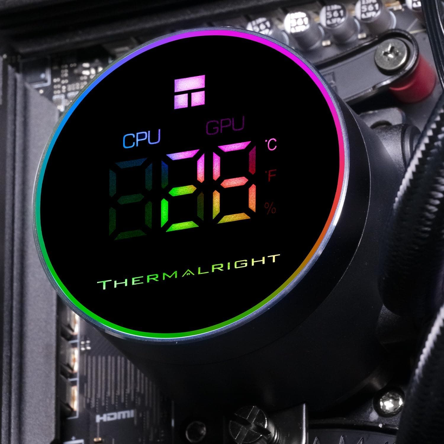 خنککننده مایع پردازنده Thermalright Frozen Magic 360 Digital Black ARGB V2 خنککننده مایع پردازنده Thermalright Frozen Magic 360 Digital Black ARGB V2