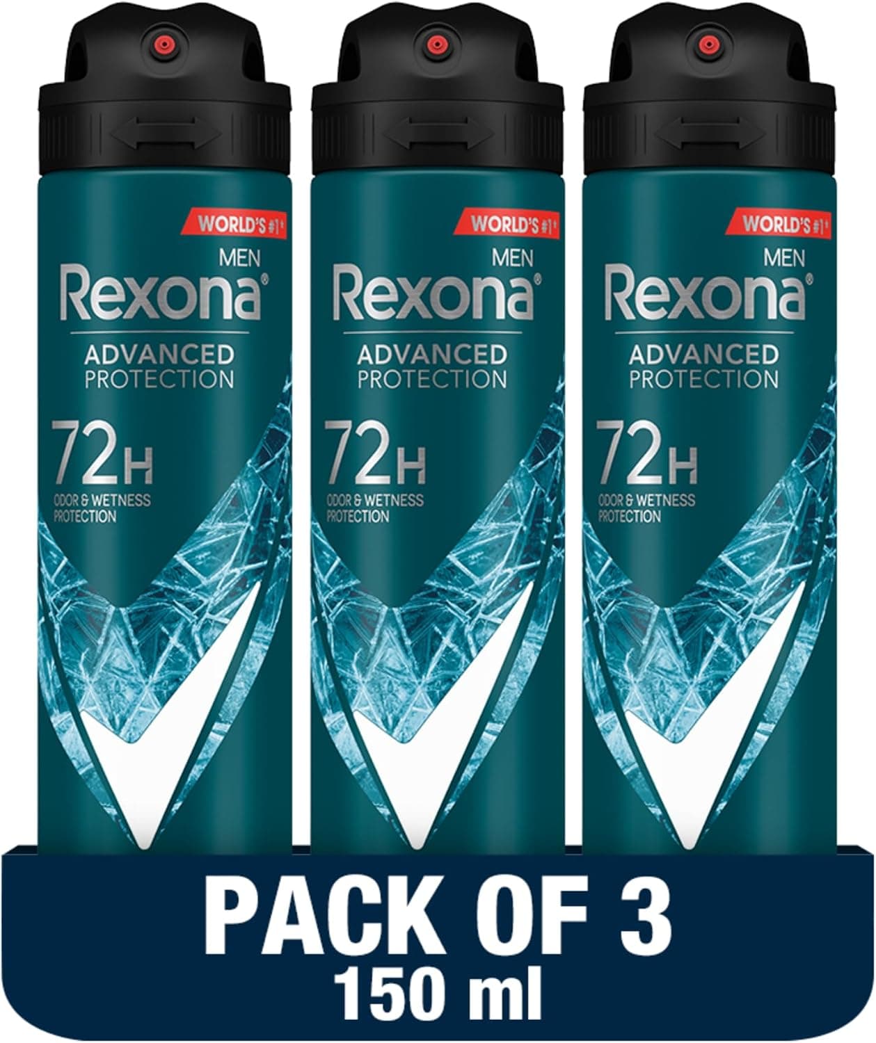 اسپری ضد تعریق و دئودورانت مردانه Rexona Xtra Cool 150ml×3 اسپری ضد تعریق و دئودورانت مردانه Rexona Xtra Cool 150ml×3