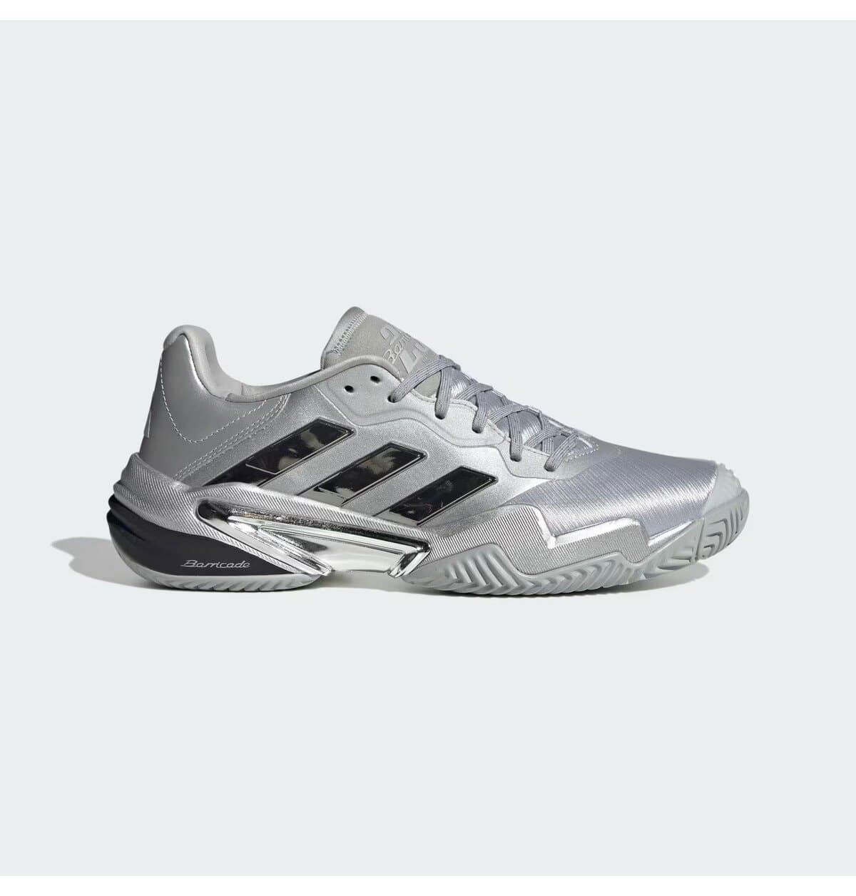 کفش تنیس مردانه adidas نسخه نقرهای مدل Barricade 13 کفش تنیس مردانه adidas نسخه نقرهای مدل Barricade 13