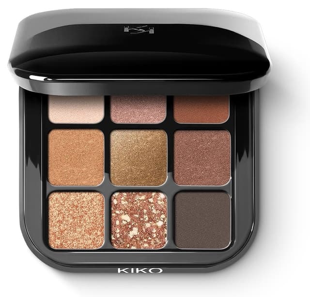 پالت سایه چشم KIKO New Glamour Multi Finish مدل 02 Sunset Vibes پیگمنت بالا پالت سایه چشم KIKO New Glamour Multi Finish مدل 02 Sunset Vibes پیگمنت بالا