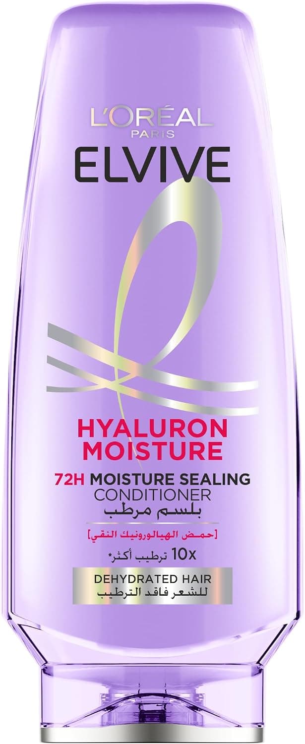 نرمکننده مو L'Oreal Paris Elvive Hyaluron Moisture آبرسان و تثبیتکننده رطوبت 72H، 200ml نرمکننده مو L'Oreal Paris Elvive Hyaluron Moisture آبرسان و تثبیتکننده رطوبت 72H، 200ml