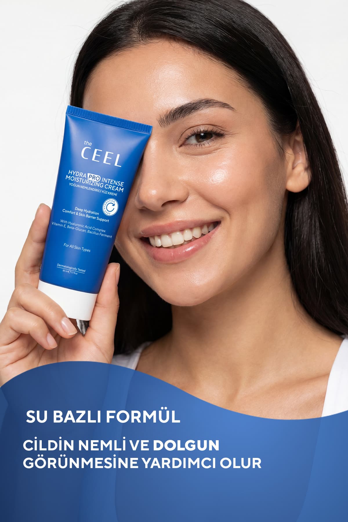 کرم نمرسان غلیظ آبی The Ceel با هیالورونیک اسید و آلانتوئین 50 ml کرم نمرسان غلیظ آبی The Ceel با هیالورونیک اسید و آلانتوئین 50 ml
