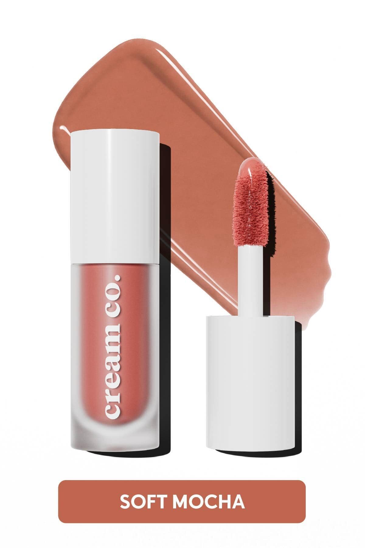 تینت لب، گونه و چشم Cream Co. Glow Tint Soft Mocha نود با اسید هیالورونیک و پپتید تینت لب، گونه و چشم Cream Co. Glow Tint Soft Mocha نود با اسید هیالورونیک و پپتید