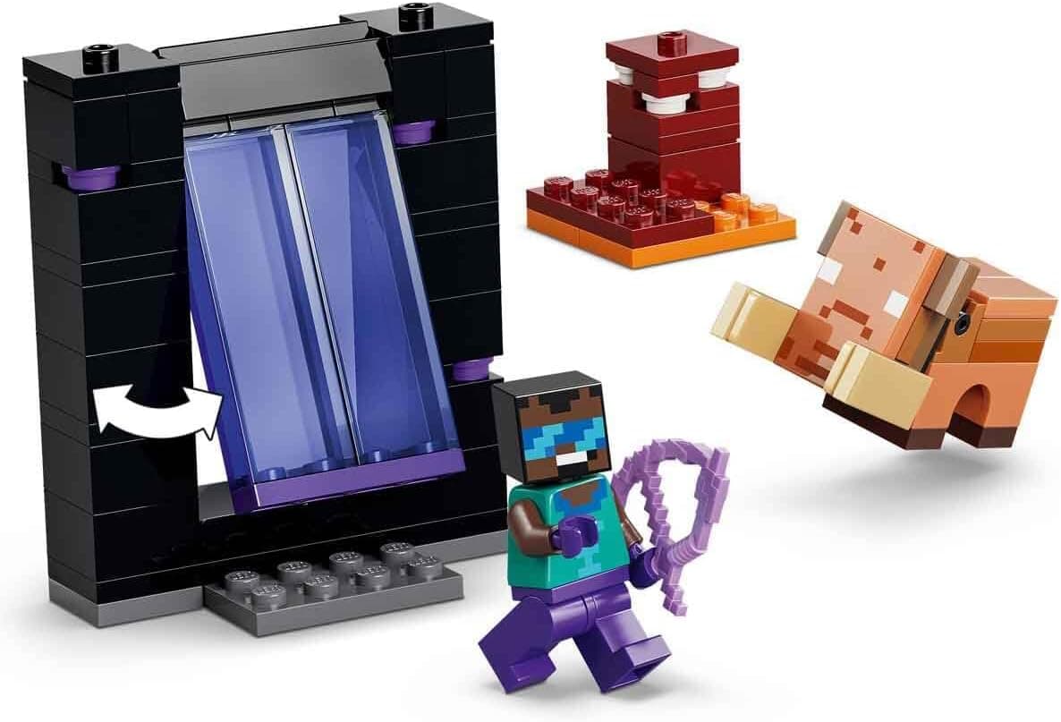 لگو Minecraft Nether & End Portal Journey مدل 21584 لگو Minecraft Nether & End Portal Journey مدل 21584