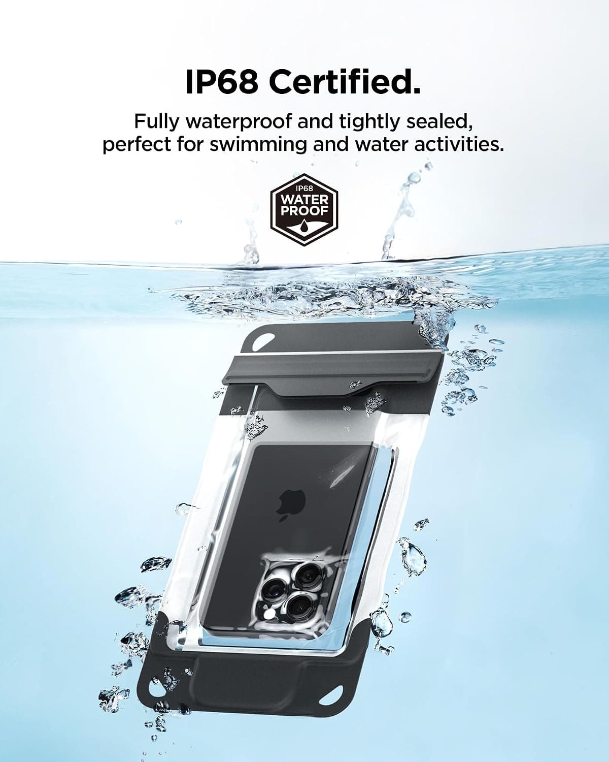 کاور ضدآب Spigen Aqua Shield دارای گواهی iPX8 با پمپ داخلی مدل A602 خاکستری کد ACS09306 کاور ضدآب Spigen Aqua Shield دارای گواهی iPX8 با پمپ داخلی مدل A602 خاکستری کد ACS09306