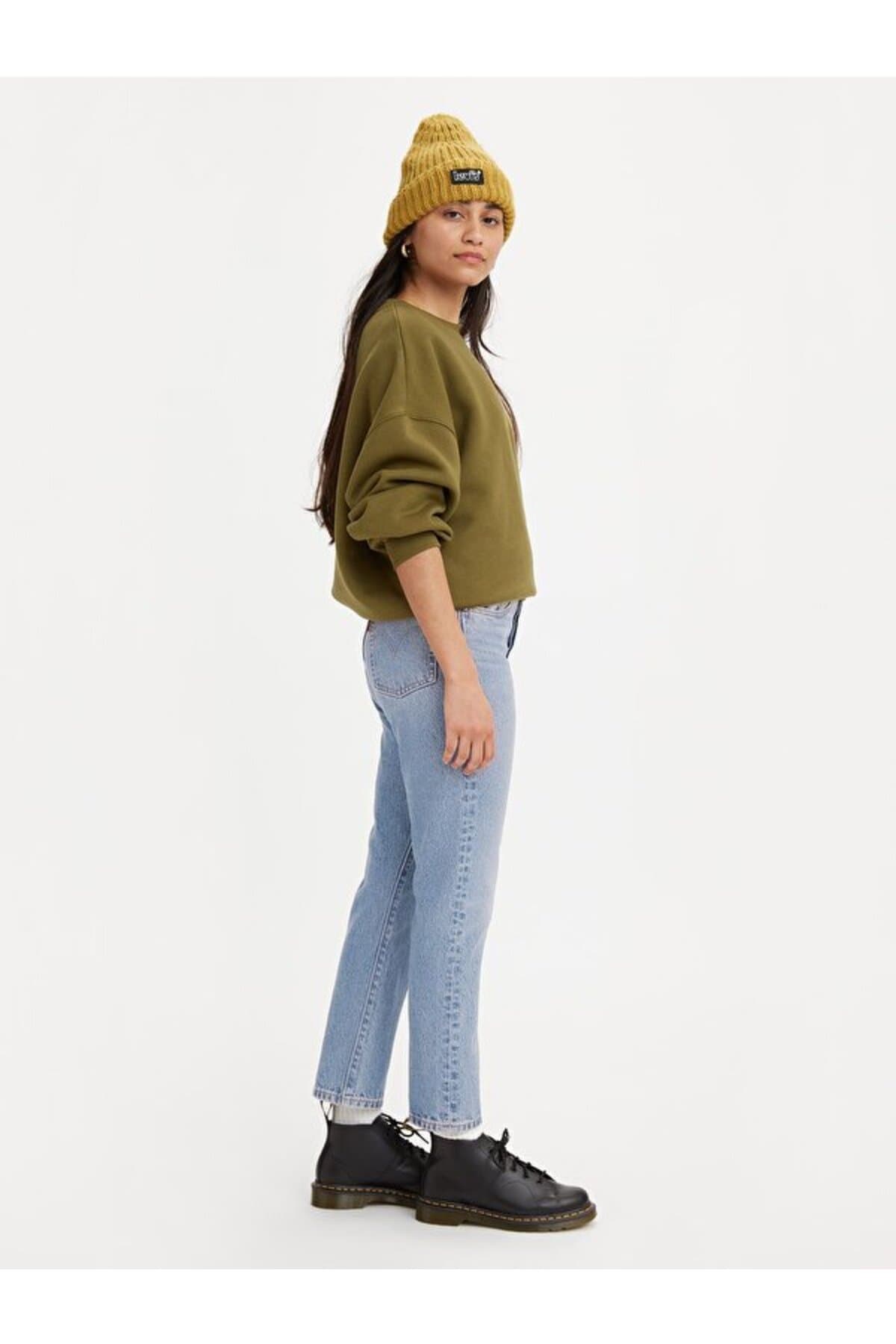شلوار جین زنانه Levi's مدل 501 Crop Oxnard Athens Pushed شلوار جین زنانه Levi's مدل 501 Crop Oxnard Athens Pushed