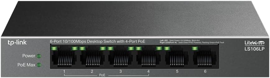 سوئیچ شبکه TP-Link پنجپورت گیگابیتی مدل LS105G سوئیچ شبکه TP-Link پنجپورت گیگابیتی مدل LS105G